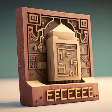 3D model Fez game (STL)